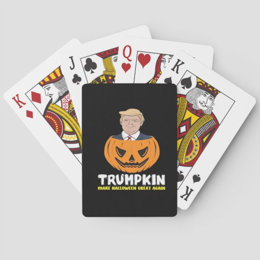 Trumpkin maakt Halloween weer geweldig - Sati Pokerkaarten (Achterkant)