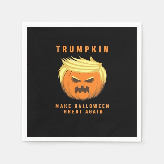 Trumpkin maakt Halloween weer geweldig Servet (Voorkant)