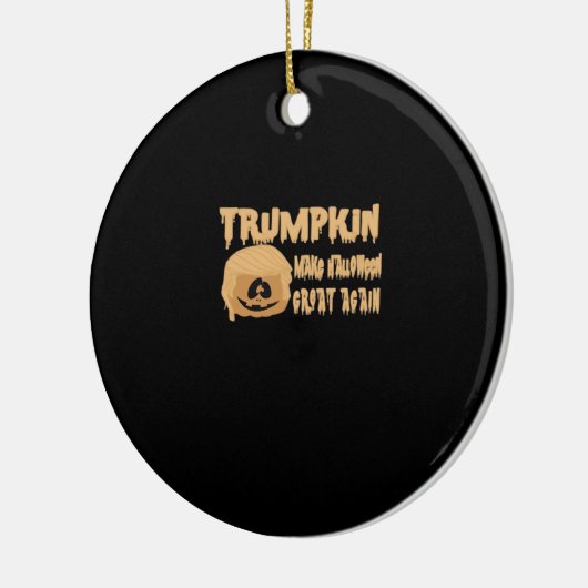 Trumpkin maakt Halloween weer geweldig - Skel Keramisch Ornament (Links)