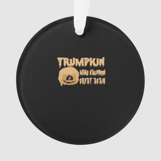 Trumpkin maakt Halloween weer geweldig - Skel Ornament (voorkant)