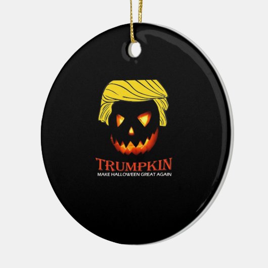 Trumpkin maakt Halloween weer geweldig - Slot Keramisch Ornament (Links)