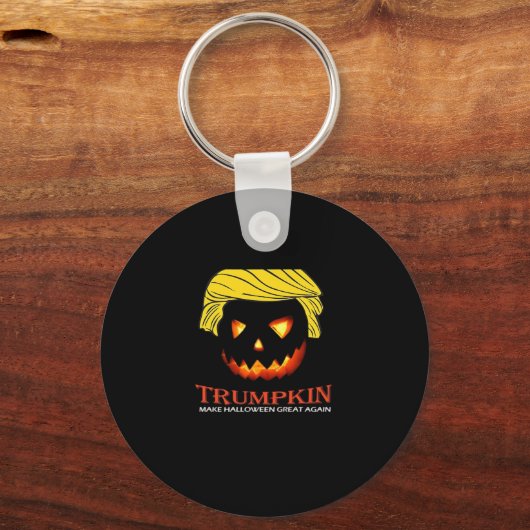 Trumpkin maakt Halloween weer geweldig - Slot Sleutelhanger (Voorkant)