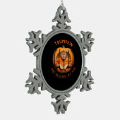 Trumpkin maakt Halloween weer geweldig - Sloth Mas Tin Sneeuwvlok Ornament (Links)