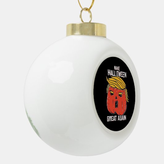 Trumpkin maakt Halloween weer geweldig - Spoo Keramische Bal Ornament (Links)