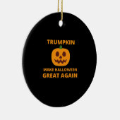 Trumpkin maakt Halloween weer geweldig, Trumpkin H Keramisch Ornament (Rechts)