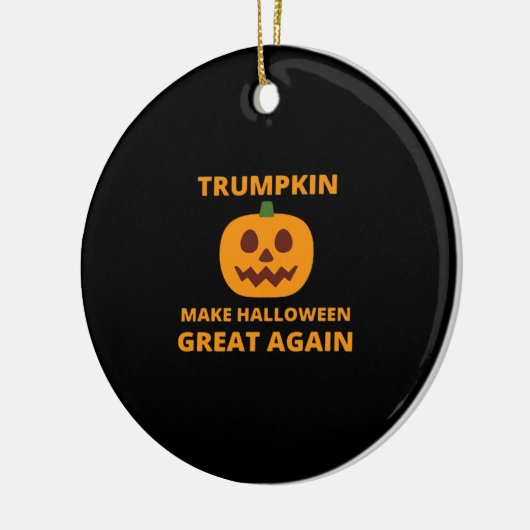 Trumpkin maakt Halloween weer geweldig, Trumpkin H Keramisch Ornament (Links)