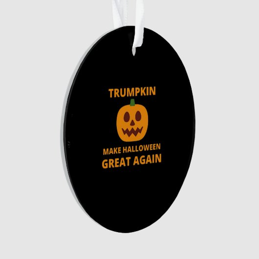 Trumpkin maakt Halloween weer geweldig, Trumpkin H Ornament (voorkant)