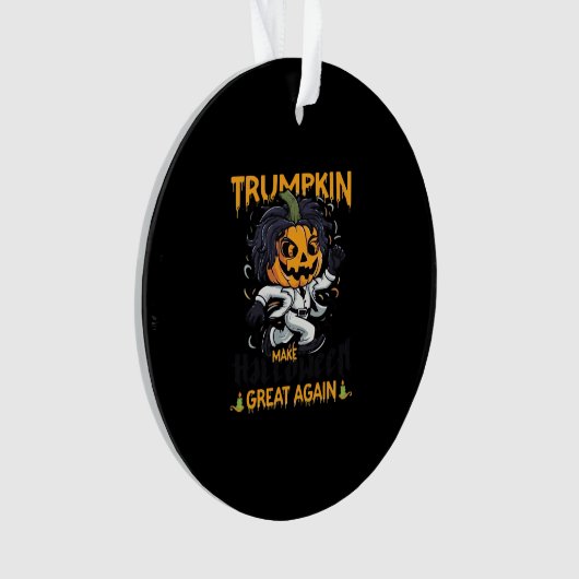 Trumpkin maakt Halloween weer geweldig Trumpkin-ko Ornament (voorkant)