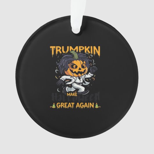 Trumpkin maakt Halloween weer geweldig Trumpkin-ko Ornament (voorkant)
