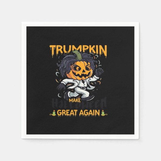 Trumpkin maakt Halloween weer geweldig Trumpkin-ko Servet (Voorkant)