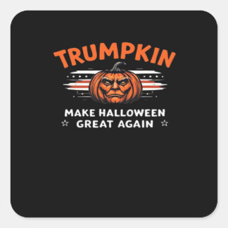 Trumpkin maakt Halloween weer geweldig Vierkante Sticker