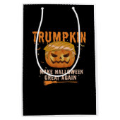 Trumpkin maakt Halloween weer geweldig voor de pol Medium Cadeauzakje (Voorkant)