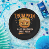 Trumpkin maakt Halloween weer geweldig voor de pol Papieren Bordje (Feest)