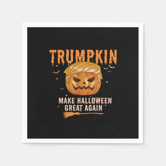 Trumpkin maakt Halloween weer geweldig voor de pol Servet (Voorkant)
