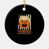 Trumpkin maakt Halloween weer leuk Keramisch Ornament (Voorkant)