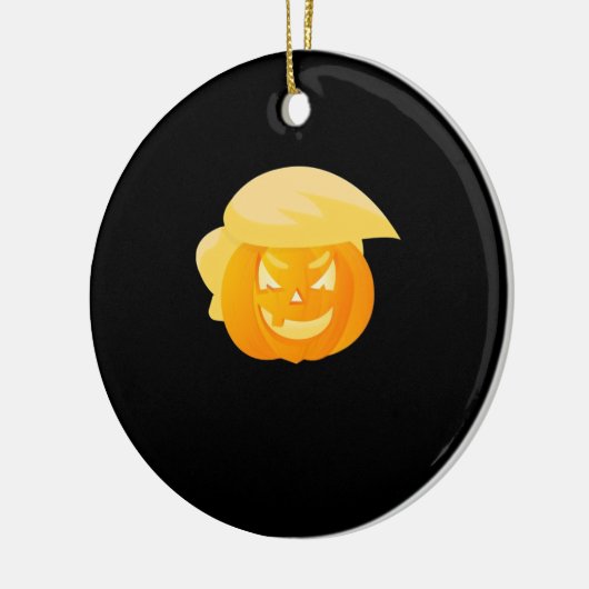 Trumpkin Make Halloween geweldig Keramisch Ornament (Links)