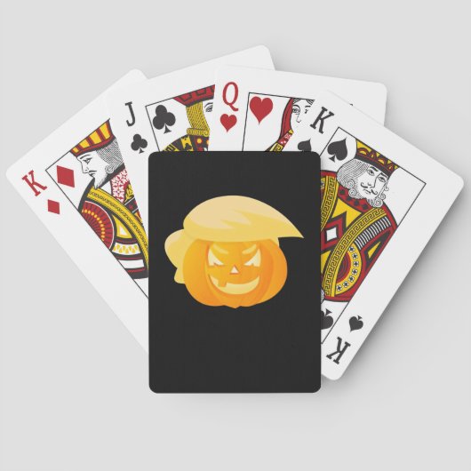 Trumpkin Make Halloween geweldig Pokerkaarten (Achterkant)