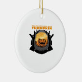 Trumpkin, Make Halloween Great Again Classic Keramisch Ornament (Rechts)