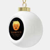 Trumpkin Make Halloween Great Again – Creepy Funny Keramische Bal Ornament (Rechts)
