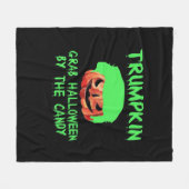 Trumpkin Make Halloween Great Again Grab Em' beroe Fleece Deken (Voorkant (Horizontaal))