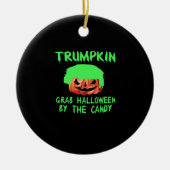 Trumpkin Make Halloween Great Again Grab Em' beroe Keramisch Ornament (Voorkant)