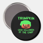 Trumpkin Make Halloween Great Again Grab Em' beroe Magneet (Voorkant / Achterkant)