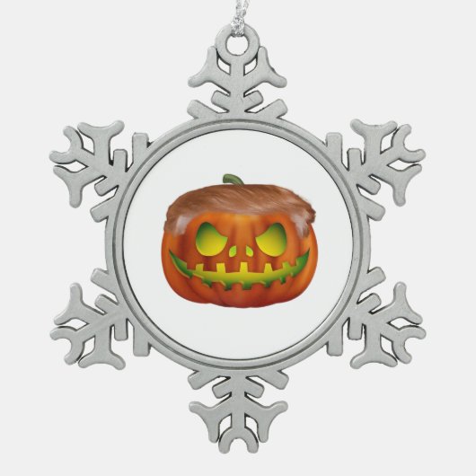Trumpkin – Make Halloween Great Again Tin Sneeuwvlok Ornament (Voorkant)