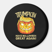 Trumpkin Make Halloween weer geweldig grappige pom Magneet (Voorkant)