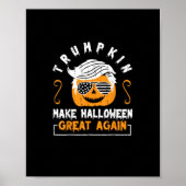 Trumpkin Make Halloween weer geweldig grappige pom Poster (Voorkant)
