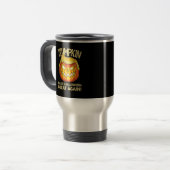 Trumpkin Make Halloween weer geweldig grappige pom Reisbeker (Voorkant links)