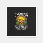 Trumpkin maken Halloween weer geweldig cadeau Servet (Voorkant)