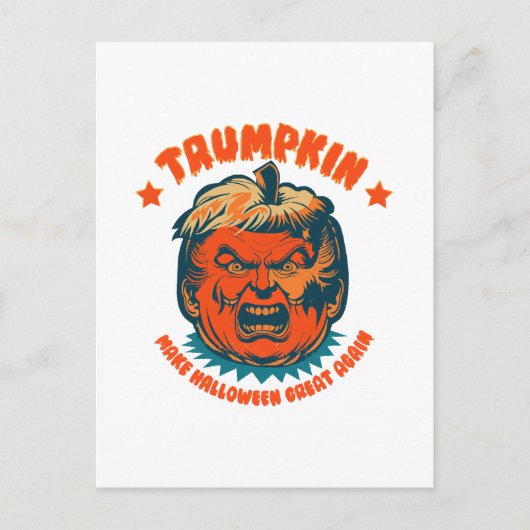 Trumpkin maken Halloween weer geweldig grappig Briefkaart (Voorkant)