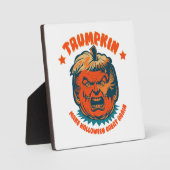 Trumpkin maken Halloween weer geweldig grappig Fotoplaat (Voorkant)