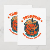 Trumpkin maken Halloween weer geweldig grappig Informatiekaartje (Voorkant / Achterkant)