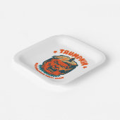 Trumpkin maken Halloween weer geweldig grappig Papieren Bordje (Gebogen)