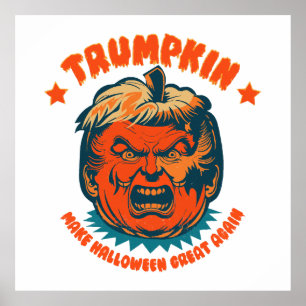Trumpkin maken Halloween weer geweldig grappig Poster