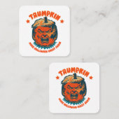 Trumpkin maken Halloween weer geweldig grappig Vierkante Visitekaartje (Voorkant / Achterkant)