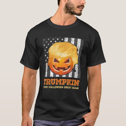 Trumpkin maken Halloween weer geweldig President T T-shirt (Voorkant)