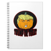 Trumpkin of Behandel Halloween Trumpkin Trick of T Notitieboek (Voorkant)