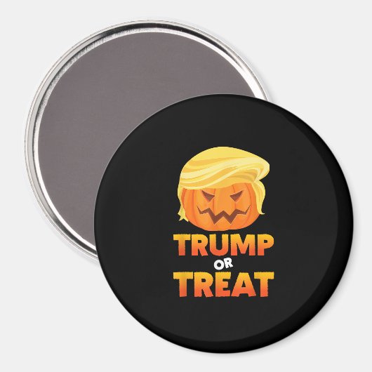 Trumpkin of Behandel Trumpkin Halloween kostuum Magneet (Voorkant / Achterkant)