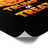 Trumpkin of Behandel Trumpkin Halloween kostuum Poster (Hoek)