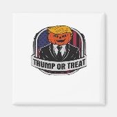 Trumpkin of Treat Halloween - Politieke Kostuum CL Magneet (Voorkant)