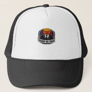 Trumpkin of Treat Halloween - Politieke Kostuum CL Trucker Pet
