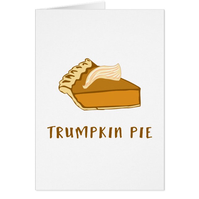 Trumpkin Pie Donald Trump 2016 (Voorkant)