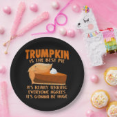 Trumpkin Pie Funny Design - Thanksgiving Party Hol Papieren Bordje (Feest)