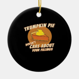 Trumpkin Pie Maak Halloween weer geweldig Trumpkin Keramisch Ornament