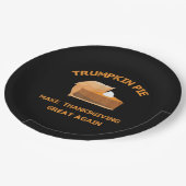 Trumpkin Pie maakt Thanksgiving weer geweldig Papieren Bordje (Gekanteld)