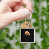 Trumpkin Pie Pumpkin Funny Thanksgiving Sleutelhanger (Hand)