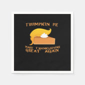 Trumpkin Pie Thanksgiving Servet (Voorkant)