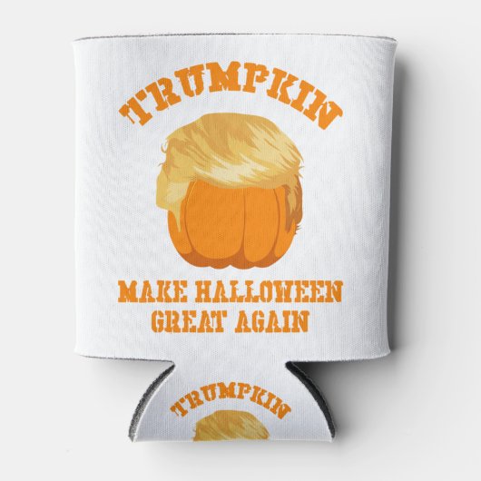 Trumpkin pompoen - Maak Halloween weer geweldig Blikjeskoeler (Voorkant)